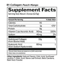 R1 Collagen Peptides Hydrolyzed 28 Servings Peach Mango 336 g - DailyVita