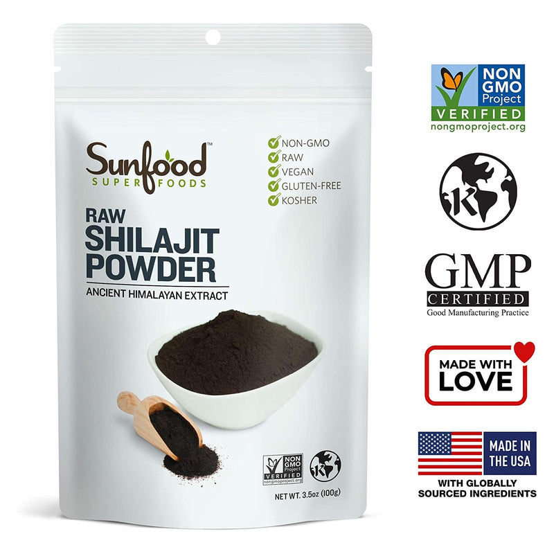 Sunfood Shilajit Extrait Powder - 3,5 oz