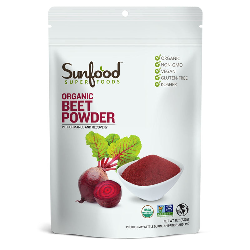 CLEARANCE! Sunfood Beet Powder 8 oz, BEST BY 03/2026 - DailyVita