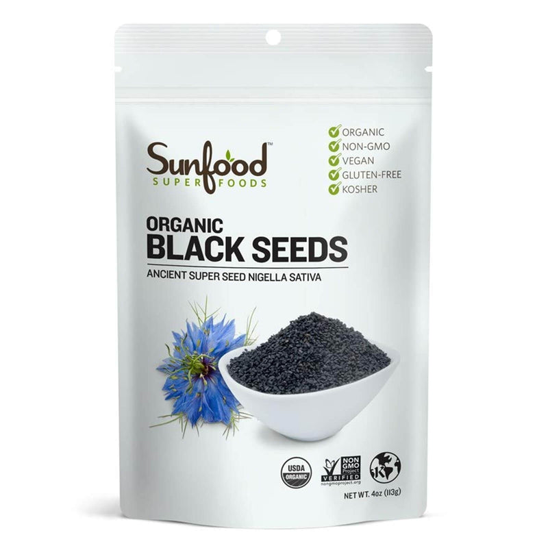 CLEARANCE! Sunfood Black Seeds 4 oz, BEST BY 05/2024 - DailyVita