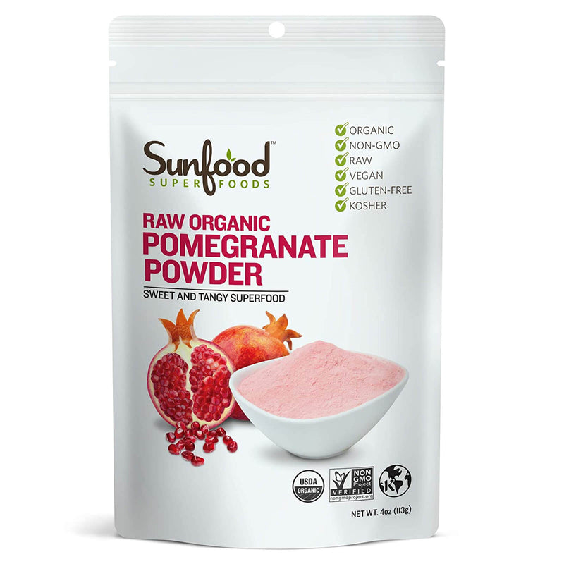 CLEARANCE! Sunfood Pomegranate Powder 4 oz, BEST BY 03/2024 - DailyVita