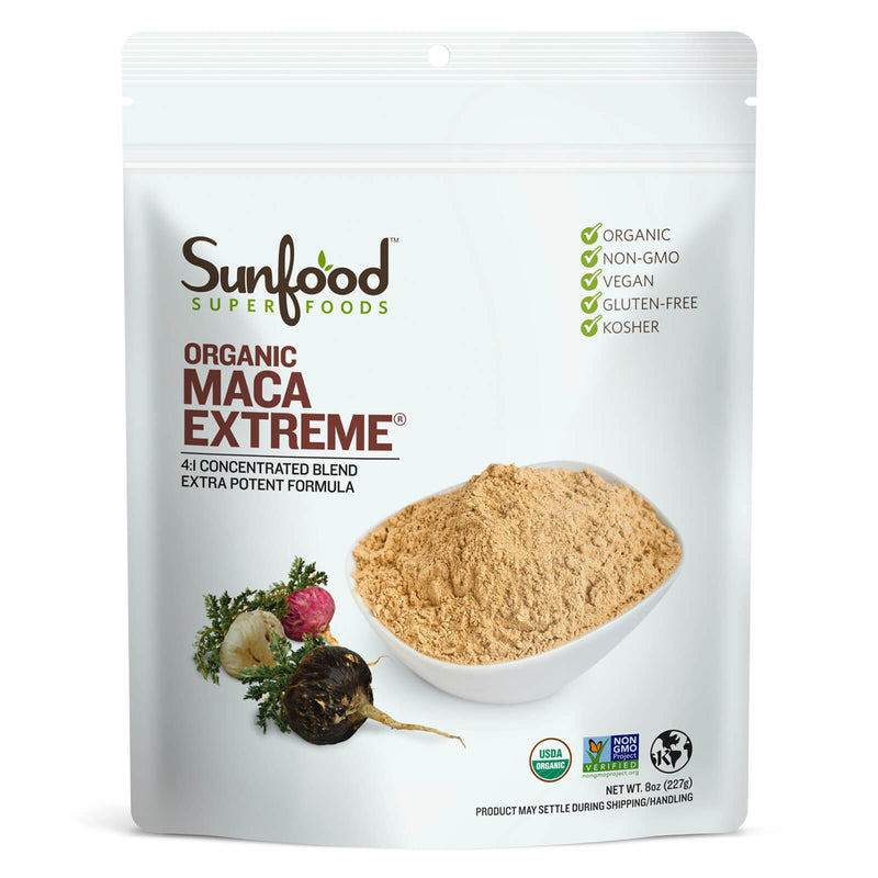 CLEARANCE! Sunfood Maca Extreme 8 oz, BEST BY 02/2025