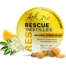 CLEARANCE! Bach RESCUE Pastilles, Natural Stress Relief, Orange & Elderflower Flavor, 50g (1.7 oz), BEST BY 03/2026 - DailyVita