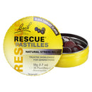 Bach RESCUE Pastilles, Natural Stress Relief, Black Currant Flavor, 50g (1.7 oz)