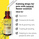 Bach RESCUE REMEDY Pet Dropper, Natural Stress Relief 0.35 fl oz (10mL)