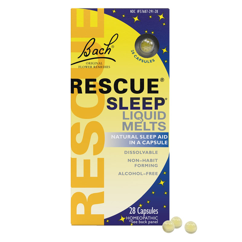 Bach RESCUE SLEEP Liquid Melts, Natural Sleep Aid, 28 ct - DailyVita