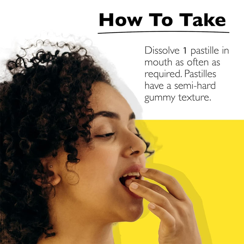 CLEARANCE! Bach RESCUE Pastilles, Natural Stress Relief, Lemon 1.7 oz, BEST BY 12/2025 - DailyVita