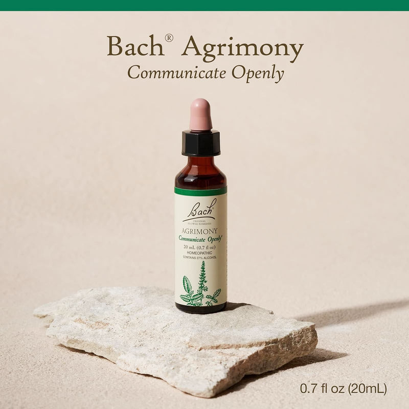 Bach Original Flower Remedies Agrimony, Communicate Openly 0.7 fl. oz. (20mL)