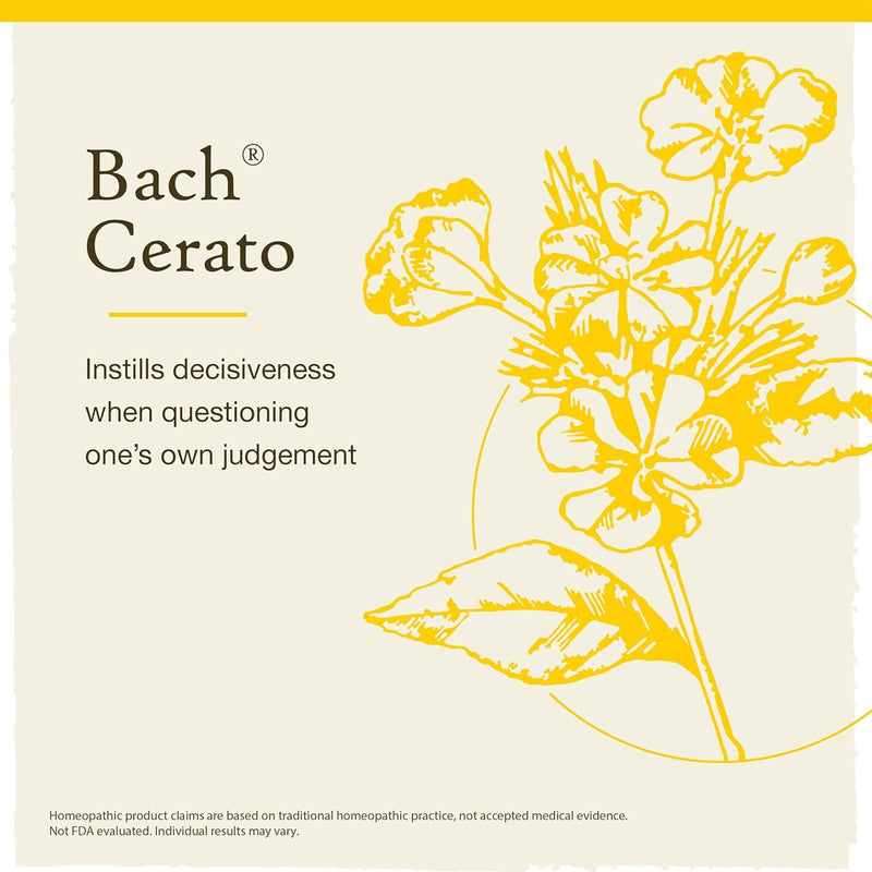 Bach Original Flower Remedies Cerato, Trust Intuition 0.7 fl. oz. (20mL)