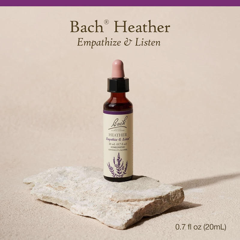 Bach Original Flower Remedies Heather, Empathize & Listen 0.7 fl. oz. (20mL) - DailyVita