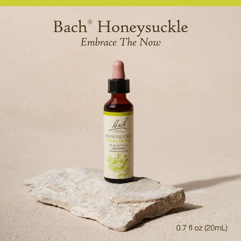 Bach Original Flower Remedies Honeysuckle, Embrace The Now 0.7 fl. oz. (20mL)