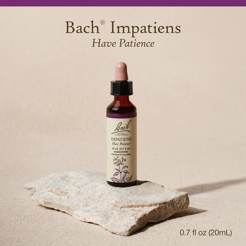 Bach Original Flower Remedies Impatiens, Have Patience 0.7 fl. oz. (20mL)