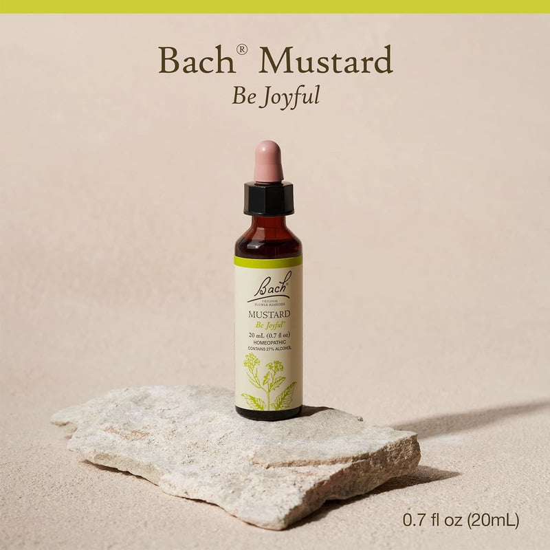 Bach Original Flower Remedies Mustard, Be Joyful 0.7 fl. oz. (20mL)