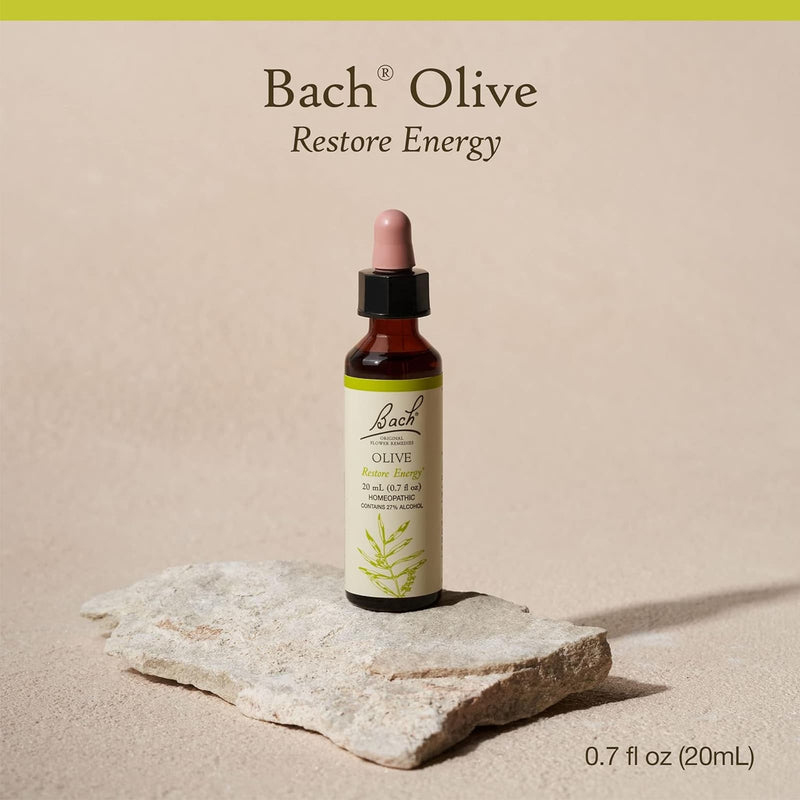 Bach Original Flower Remedies Olive, Restore Energy 0.7 fl. oz. (20mL) - DailyVita