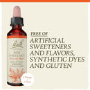 Bach Original Flower Remedies Red Chestnut, Peace of Of Mind 0.7 fl. oz. (20mL)