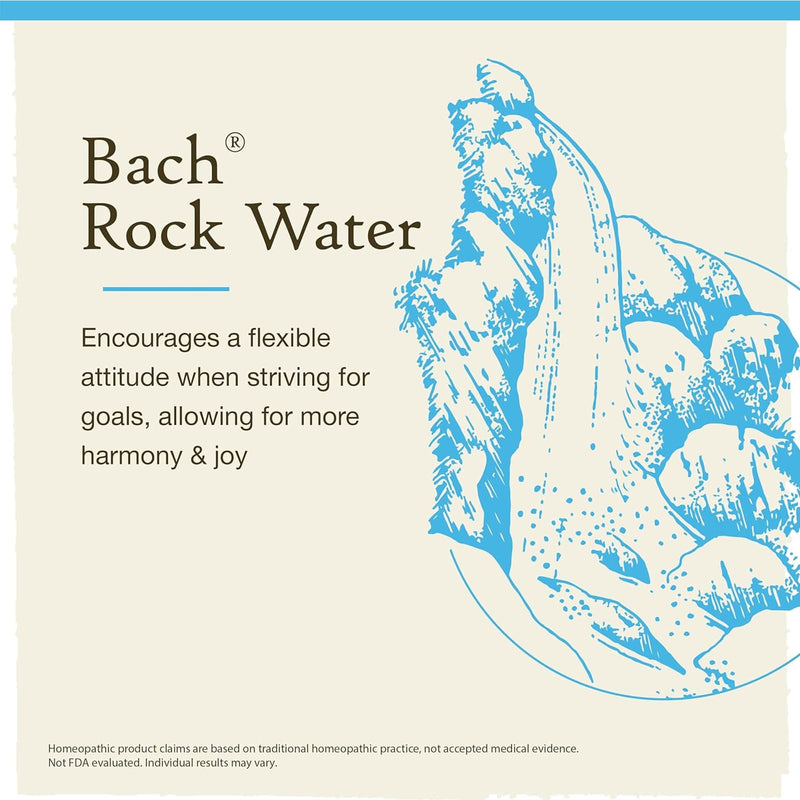 Bach Original Flower Remedies Rock Water, Flexible Mind 0.7 fl. oz. (20mL)