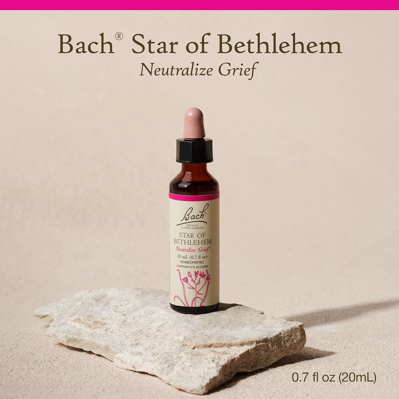 Bach Original Flower Remedies Star Of Bethlehem, Neutralize Grief 0.7 fl. oz. (20mL) - DailyVita