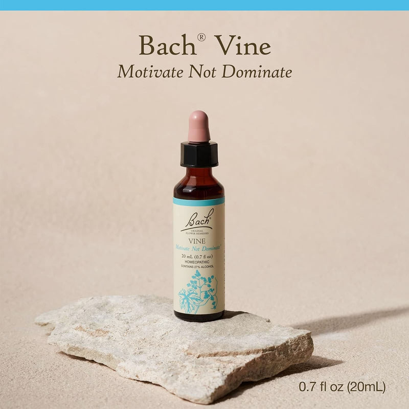 Bach Original Flower Remedies Vine, Motivate Not Dominate 0.7 fl. oz. (20mL)