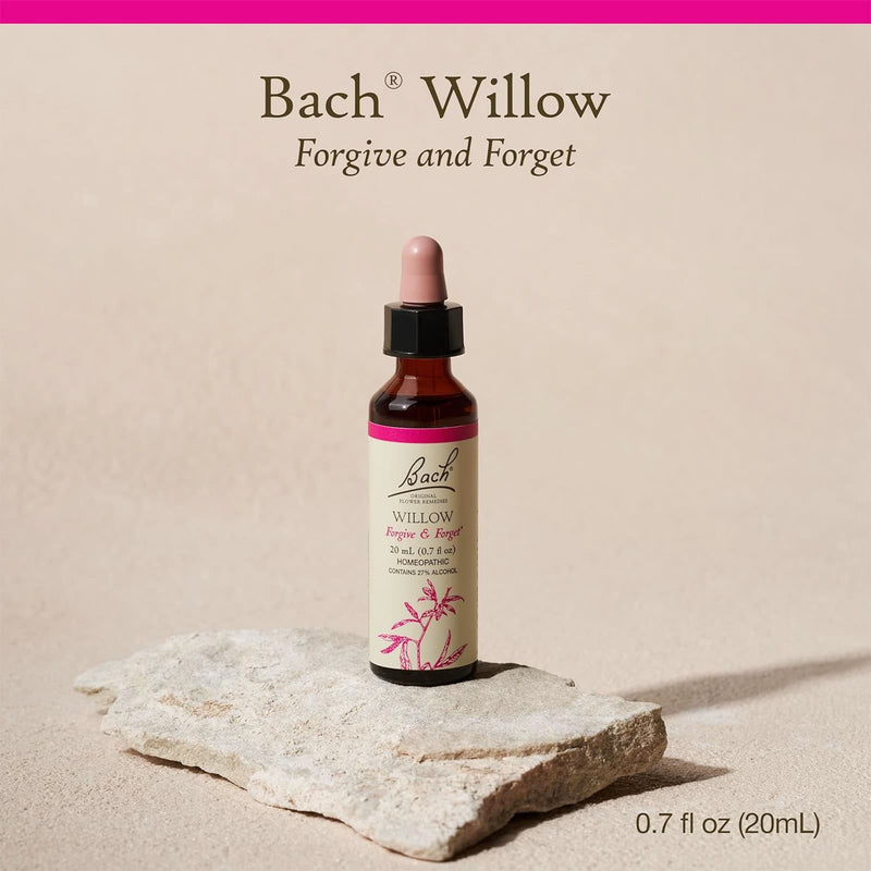 Bach Original Flower Remedies Willow, Forgive & Forget 0.7 fl. oz. (20mL)