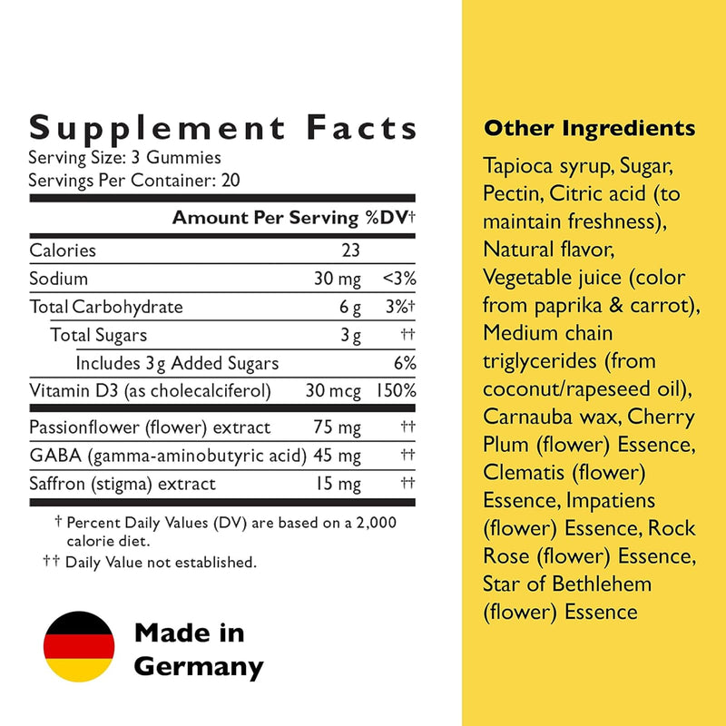 CLEARANCE! Bach Rescue Plus Mood & Stress Support Gummies 60ct, BEST BY 08/2025 - DailyVita