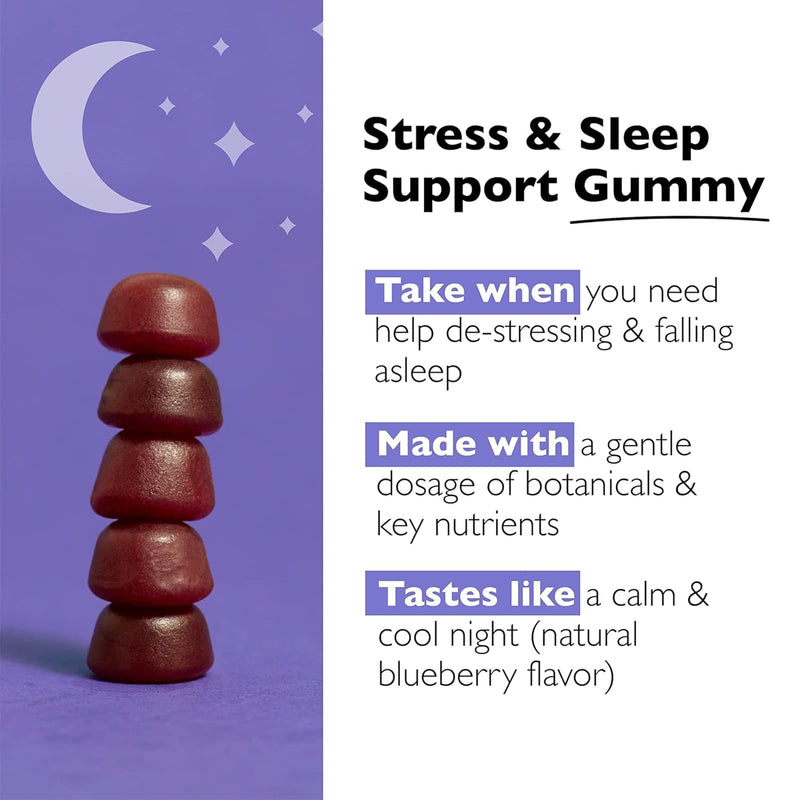 Rescue Plus Sleep & Stress Support Gummy, 60Ct. - DailyVita