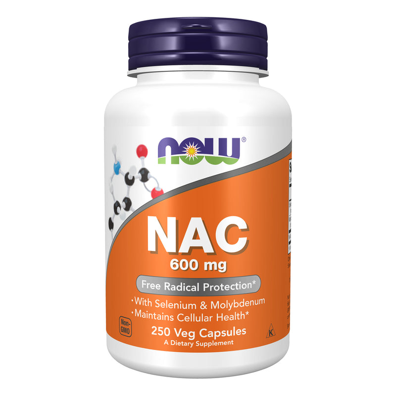 CLEARANCE! NOW Foods N-Acetyl Cysteine (NAC) 600 mg 250 Veg Capsules, DENT