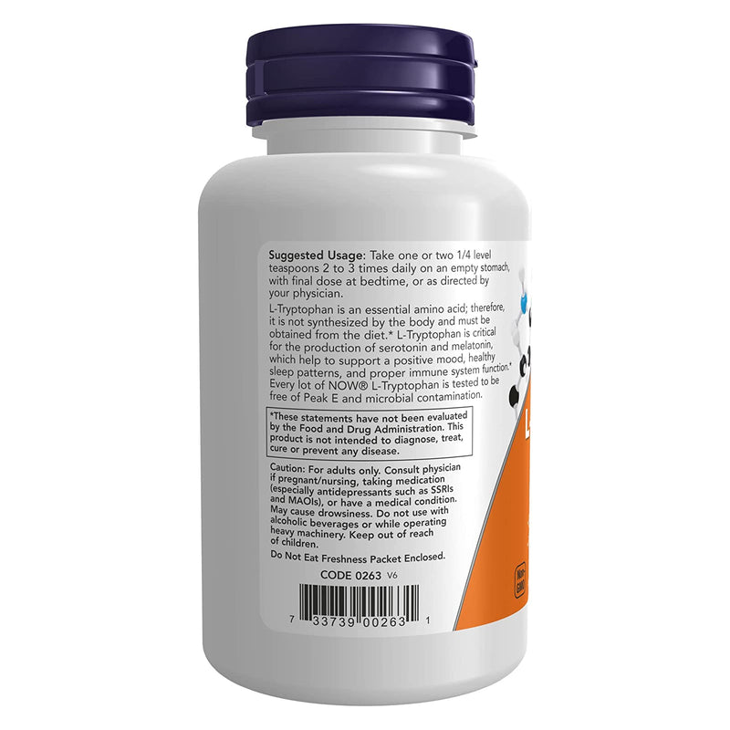 CLEARANCE! NOW Foods L-Tryptophan Powder 2 oz, BEST BY 05/2024 - DailyVita