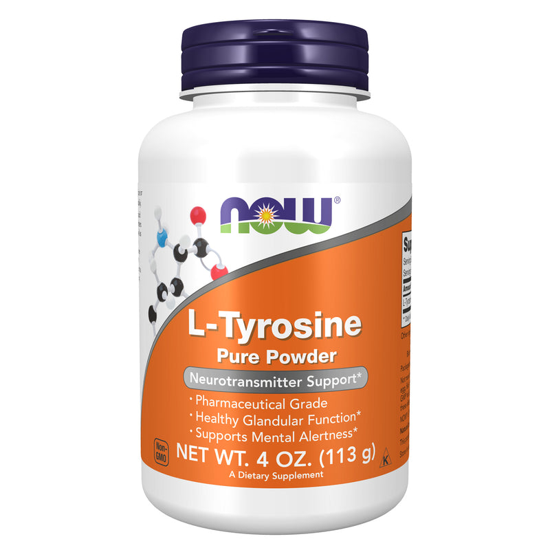 CLEARANCE! NOW Foods L-Tyrosine 4 oz Powder, BEST BY 12/2023 - DailyVita