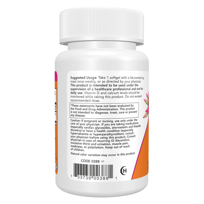 NOW Foods Vitamina D-3 50.000 UI 12 Softgels