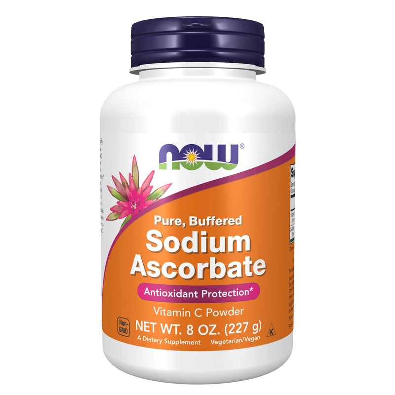 CLEARANCE! NOW Foods Sodium Ascorbate Powder 8 oz, DENT