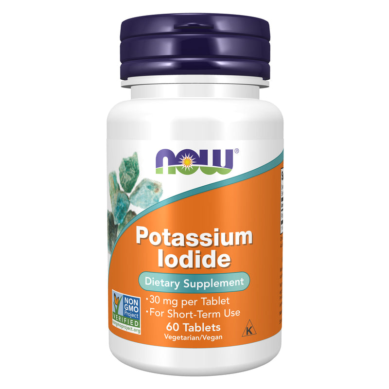 CLEARANCE! NOW Foods Potassium Iodide 60 Tablets, SUPER DEAL!, BEST BY 07/2024 - DailyVita