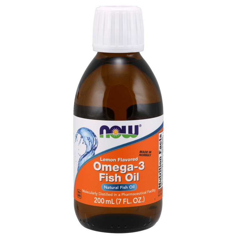 CLEARANCE! NOW Foods Omega-3 Fish Oil 7 fl oz, BEST BY 09/2024