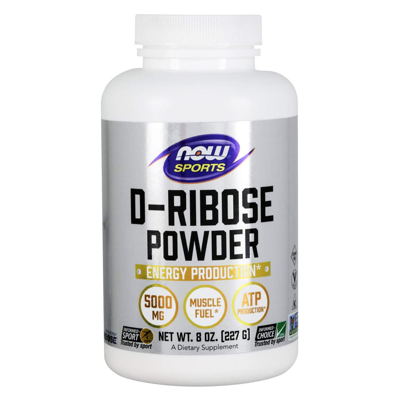 CLEARANCE! NOW Foods D-Ribose Powder 8 oz, BEST BY 08/2024 - DailyVita