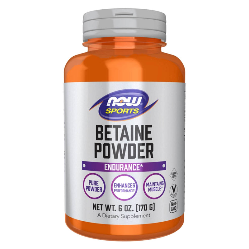 CLEARANCE! NOW Foods Betaine Powder 6 oz (170 g), BEST BY 03/2025