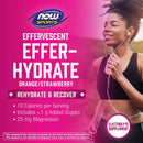 CLEARANCE! NOW Foods Effer-Hydrate Effervescent Orange Strawberry 10 Tablets/Tube, BEST BY 06/2025 - DailyVita