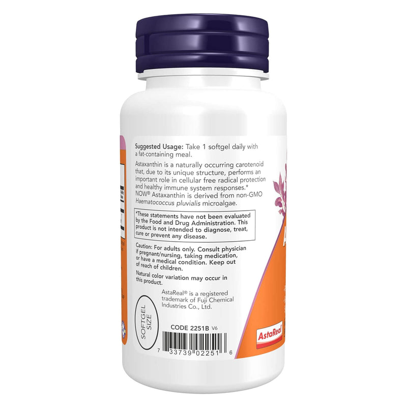 NOW Foods astaxanthin额外的强度10 mg 60柔软