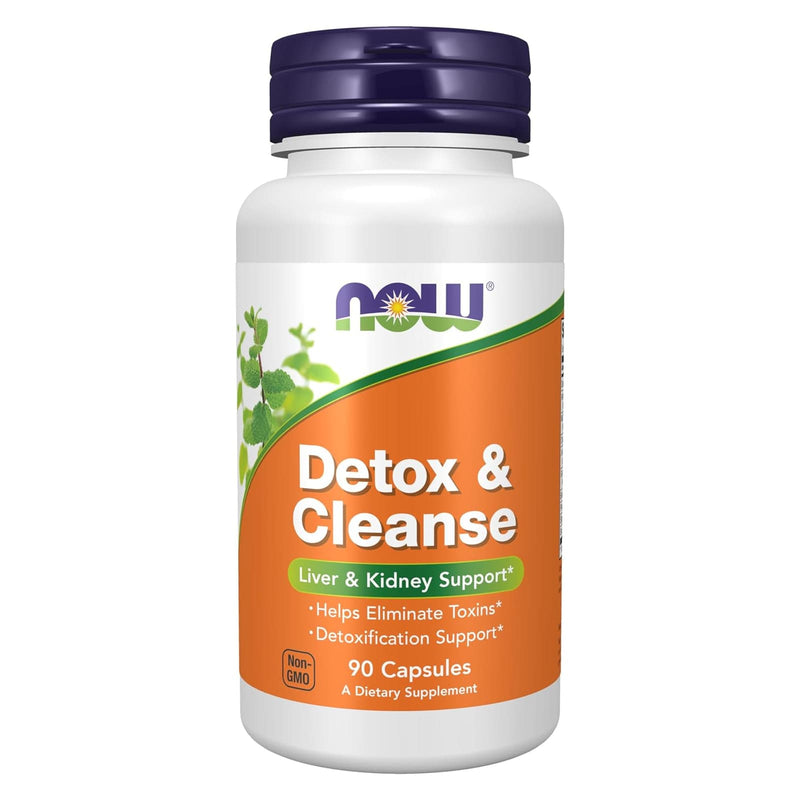 NOW Foods Detox & Cleanse - Liver & Kidney Support - 90 Veg Capsules - DailyVita