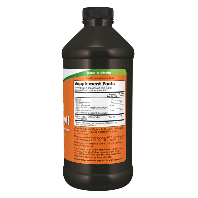 Now Foods Chlorophyll Liquid Unflavored - 16 fl oz