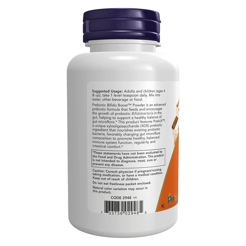 CLEARANCE! NOW Foods Prebiotic Bifido Boost Powder 3 oz, BEST BY 11/2025 - DailyVita