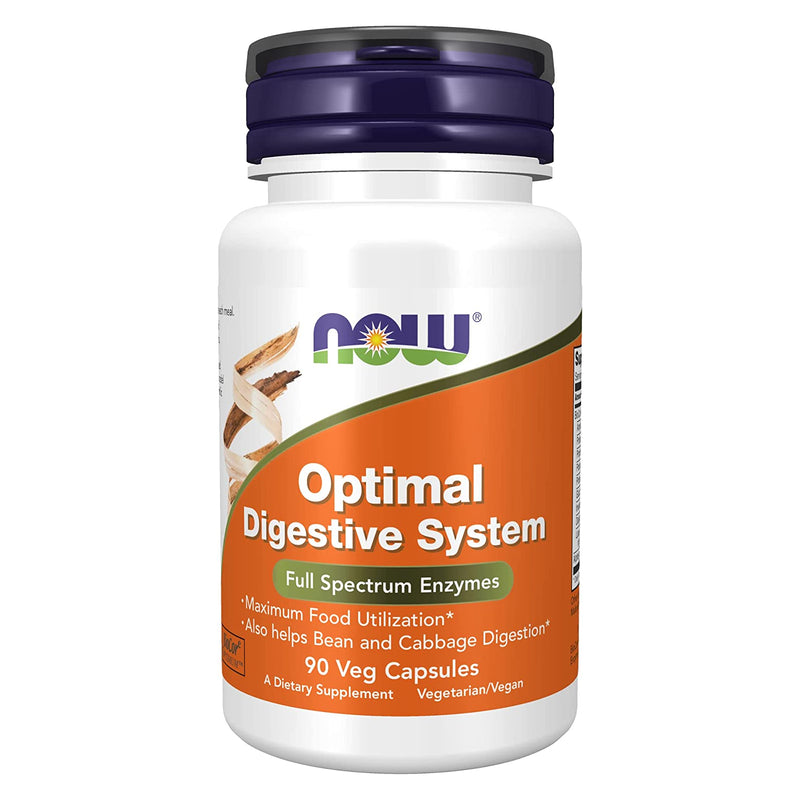 CLEARANCE! NOW Foods Optimal Digestive System 90 Veg Capsules, BEST BY 08/2024 - DailyVita