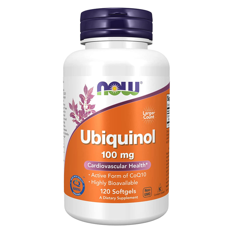 CLEARANCE! NOW Foods Ubiquinol 100 mg 120 Softgels, DENT