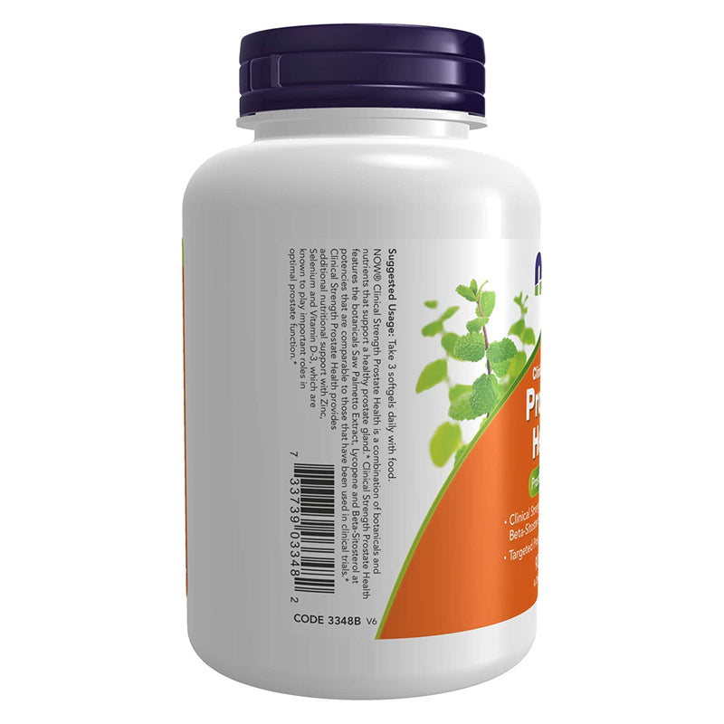 CLEARANCE! NOW Foods Prostate Health Clinical Strength 90 Softgels, BEST BY 11/2025 - DailyVita