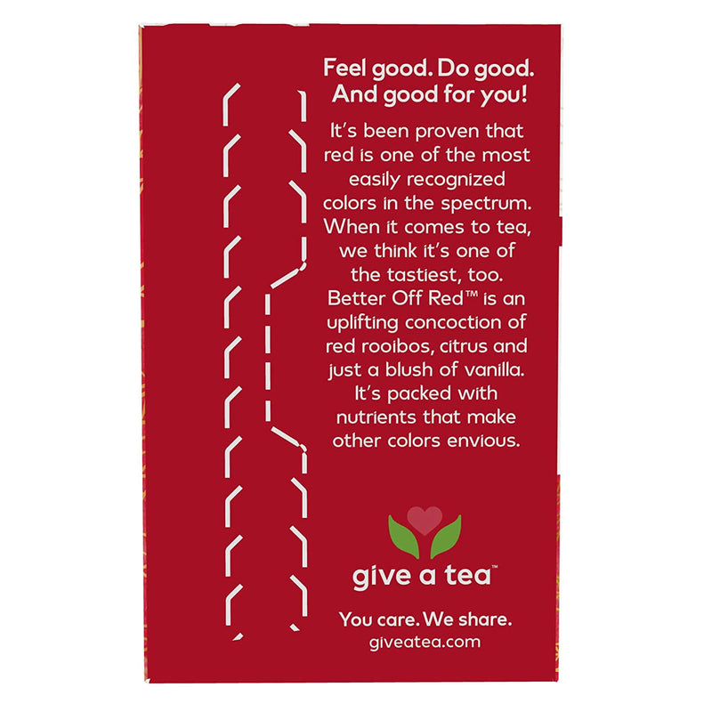 CLEARANCE! NOW Foods Better Off Red Rooibos Tea 24 Tea Bags, BEST BY 06/2024 - DailyVita