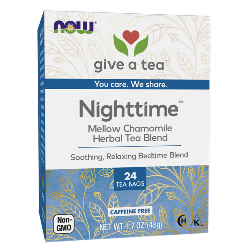 CLEARANCE! NOW Foods Nighttime Tea 24 Tea Bags, BEST BY 07/2024 - DailyVita