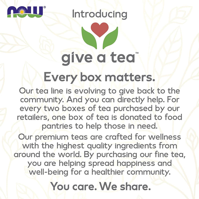 NOW Foods Peppermint Tea Organic 24 Tea Bags - DailyVita