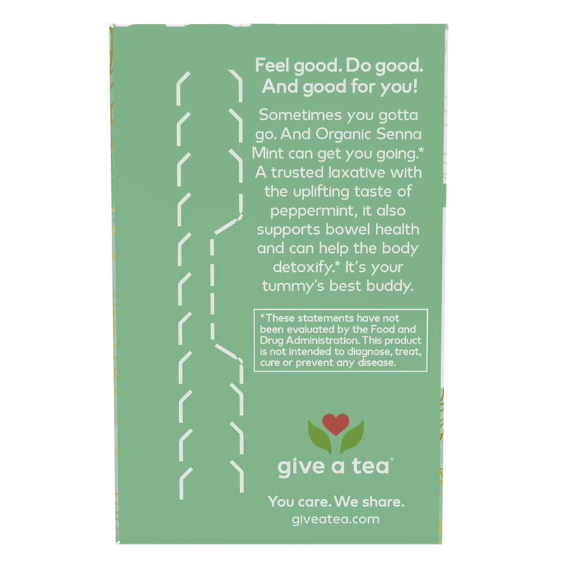 NOW Foods Senna Mint Tea Organic 24 Tea Bags