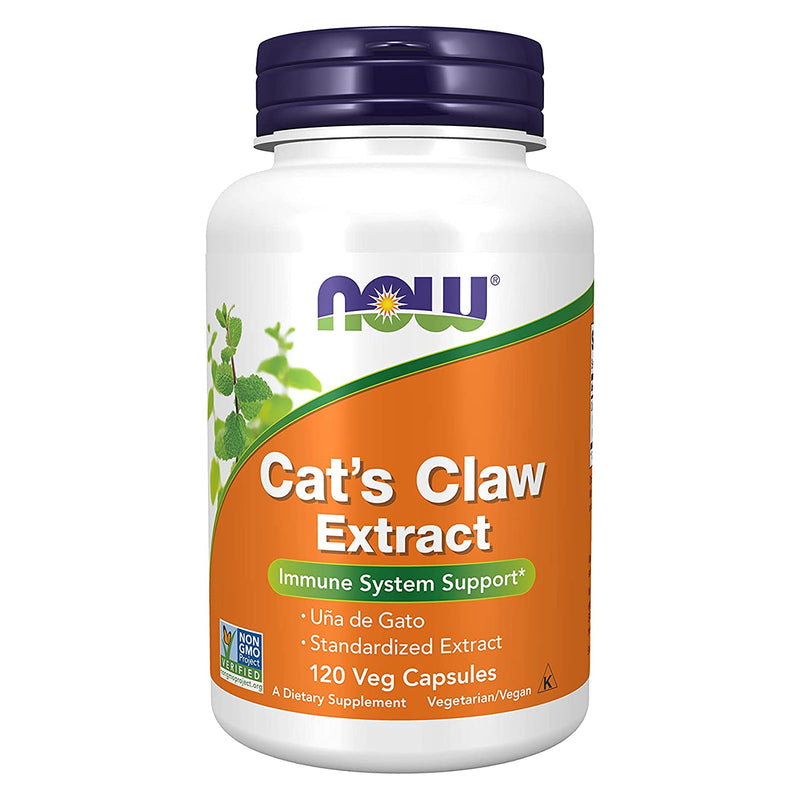 CLEARANCE! NOW Foods Cat's Claw Extract 120 Veg Capsules, BEST BY 05/2024 - DailyVita