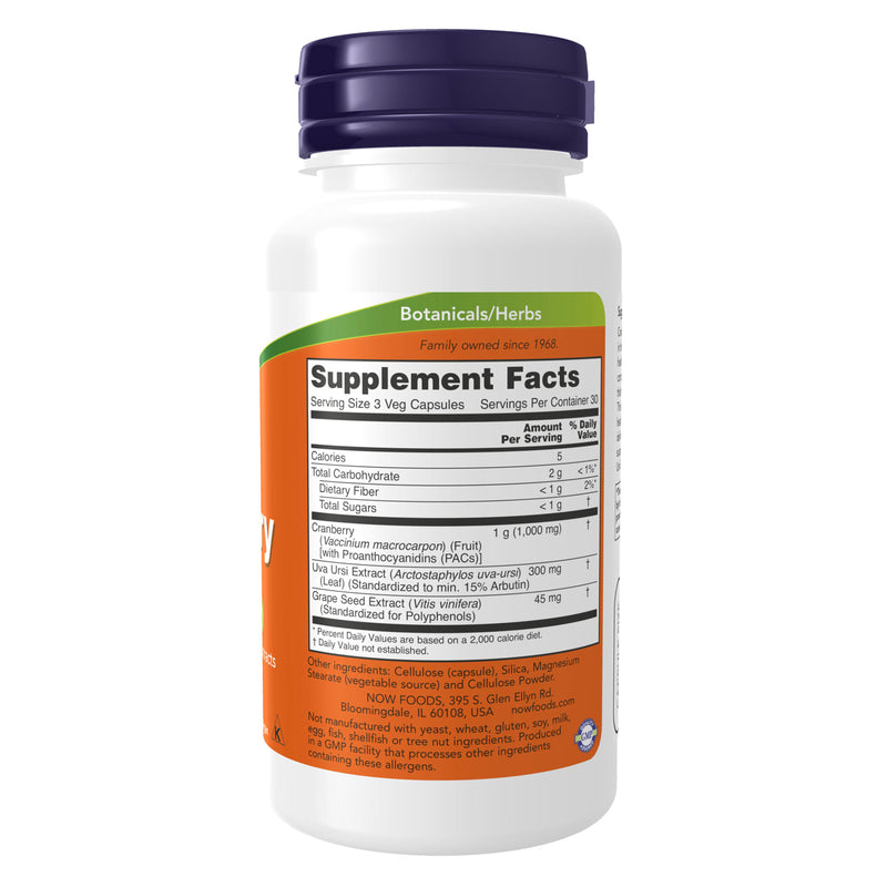CLEARANCE! NOW Foods Cranberry with PACs 90 Veg Capsules, BEST BY 07/2024 - DailyVita