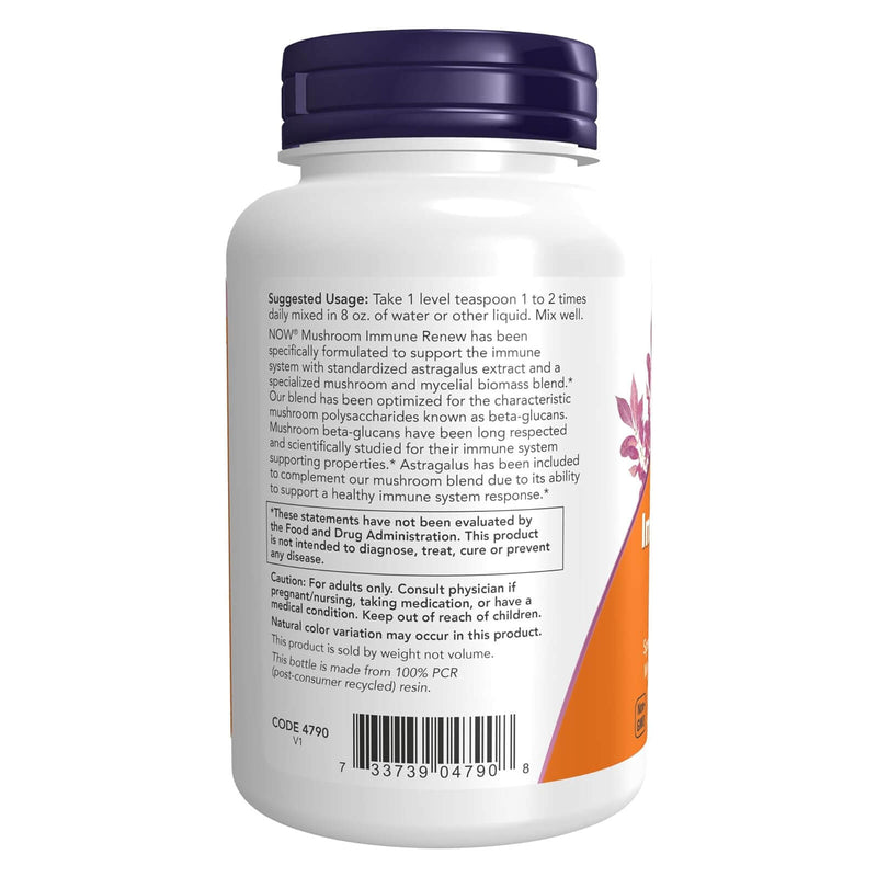 NOW Foods Mushroom Immune Renew with Astragalus Root Extract 3.5 oz - DailyVita