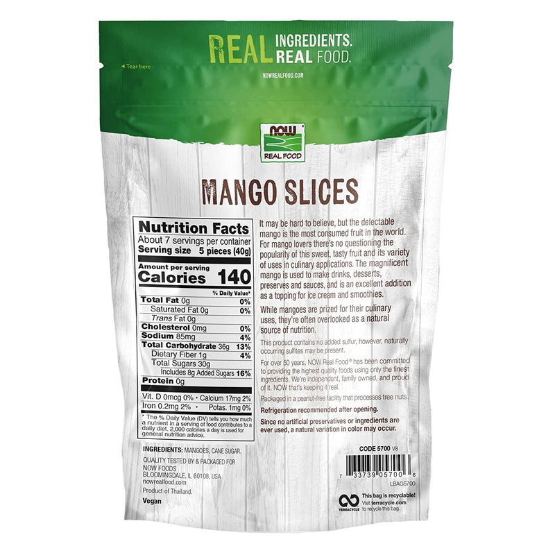 CLEARANCE! NOW Foods Mango Slices- 10 oz, BEST BY 07/2024 - DailyVita